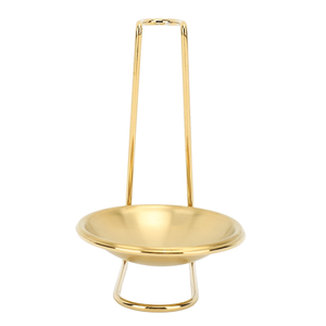 Louche à soupe en laiton de haute qualité support de repos de cuillère forme et couleur de taille personnalisée disponibles produits fabriqués en Inde - Product Image 2