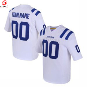 Camiseta de fútbol americano sublimada con el nombre y el número de su equipo personalizado de alta calidad - Product Image 3
