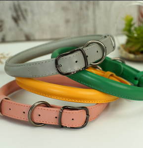 Personalized Leather <b>Pet</b> Collar Hound Dog Collar for Greyhound and Whippet - Product Image 1