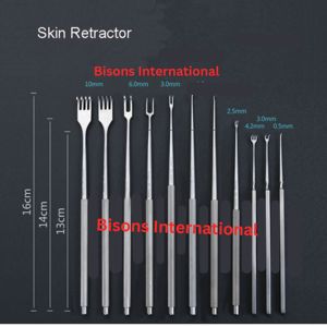 Ensemble d'instruments de rétraction pour chirurgie esthétique des paupières doubles en acier inoxydable BISONS WHOLESALE |   Outil chirurgical pour les yeux, le nez et la peau - Product Image 2