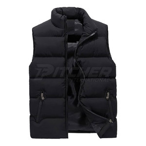 Chaleco acolchado de poliéster de nailon de invierno transpirable informal más vendido para hombres Diseño y logotipo personalizables Hecho en Pakistán - Product Image 6