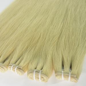 Venta caliente Extensiones de cabello virgen-Trama de cabello Color Rubio Extensión de cabello Genius Trama - Product Image 2