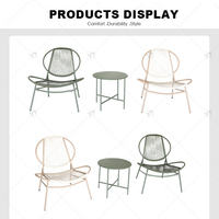 Ensemble bistrot de jardin compact, mobilier d'extérieur pour terrasse, villa, hôtel, fournisseur