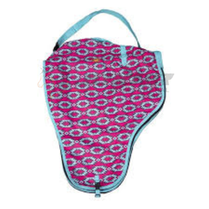 Sac de transport de selle Western léger avec panneau respirant côtés rembourrés et sangles réglables pour un transport de selle confortable - Product Image 1