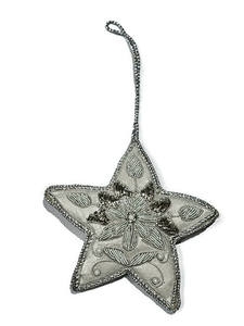 Elegante estrella dorada adorno de Navidad cuentas irrompibles adorno hecho a mano para árbol de vacaciones decoración bordada de lujo - Product Image 3