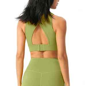 Ensemble de yoga pour femmes personnalisé, tissu en spandex/polyester solide et flexible pour les routines de fitness, respirant, séchage rapide, confort à long terme - Product Image 6