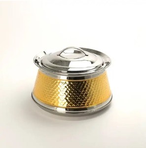 Finishing High Quality Steel with Lid Handmade Hammered Luxury Casserole Serving <b>Food</b> <b>Warmer</b> <b>for</b> Home Hotel Restaurants - Product Image 2