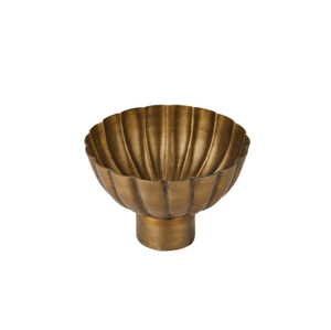 Tazón de Vidrio de Gran Calidad a un Precio Razonable, Nuevo Diseño de Lujo con Base de Metal, Tazón de Metal Color Dorado - Product Image 2