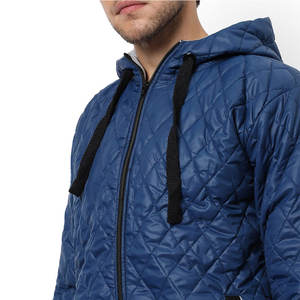 Offre spéciale, veste matelassée de couleur personnalisée, taille, collection hiver, veste matelassée à capuche pour homme - Product Image 2