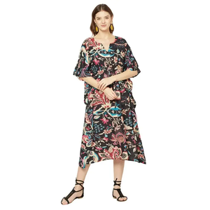 Plus Size Kaftan-Floral Maxi <b>Dress</b> Kimono <b>Boho</b> Bridesmaid <b>Prom</b> Multi-Use Floral Maxi <b>Dress</b> for Parties Special Occasions - Product Image 6