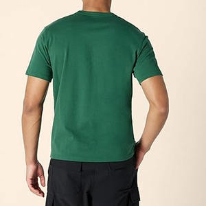 Custom Logo <b>Men's</b> Shirt Heavy Weight Cotton Short Sleeve Crew Neck T-Shirt Heavy <b>Mens</b> Short Sleeve T-Shirt by <b>Dress</b> Sports - Product Image 2