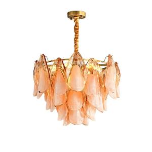 SIMIGイタリアンデザイナー高級装飾照明モダン吹きガラスシャンデリアリビングルームホテルルームミドルアイアンペンダント - Product Image 2