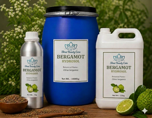 Hydrolat de Bergamote 100% Pur Distillé à la Vapeur, Origine Delhi, pour l'Aromathérapie et les Soins de la Peau, Prêt à l'Application - Product Image 1