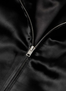 Chaqueta Bomber Informal para Hombre, Chaqueta Bomber de Nailon con Forro de Satén y Bloque de Color de Alta Calidad, Tela Tejida, Talla Grande - Product Image 3