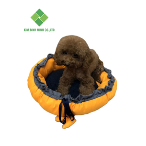 Lit pour chien de sécurité confortable fabriqué au Vietnam Lits pour animaux de compagnie lavables en machine en petites tailles moyennes grandes et XL Motif imprimé animal pour chats - Product Image 5