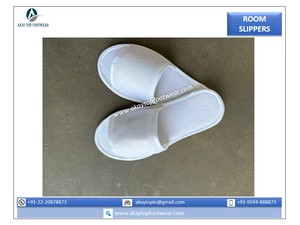 โรงแรมห้าดาวรองเท้าแตะแบบใช้แล้วทิ้งสำหรับสปาห้องน้ำแขกผู้เข้าพักนุ่มระบายอากาศได้แบนกันลื่นสำหรับฤดูใบไม้ผลิ - Product Image 2