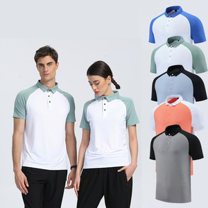 Nouveau T-shirt <span class=keywords><strong>polo</strong></span> bicolore à col haut pour homme et femme Sports de loisirs <span class=keywords><strong>2022</strong></span> - Product Image 1