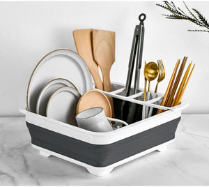 <span class=keywords><strong>Escurridor</strong></span> <span class=keywords><strong>de</strong></span> <span class=keywords><strong>Platos</strong></span> <span class=keywords><strong>de</strong></span> Gran Capacidad, <span class=keywords><strong>Escurridor</strong></span> <span class=keywords><strong>de</strong></span> <span class=keywords><strong>Platos</strong></span> <span class=keywords><strong>de</strong></span> <span class=keywords><strong>Silicona</strong></span> con <span class=keywords><strong>Escurridor</strong></span>, Almacenamiento Expandible, Ahorro <span class=keywords><strong>de</strong></span> Espacio - Product Image 5