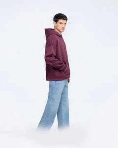 Custom logo Fleece Cotton Heat Transfer <b>Mens</b> Regular Fit Pullover Workout Sports Running Active Hoodie by Ako - Product Image 2