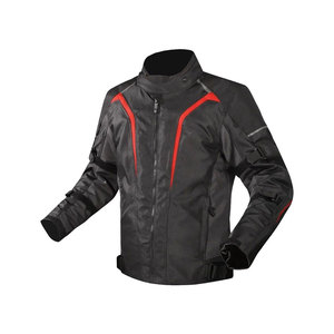 Chaqueta de Motocicleta de Cuero y Textil para Hombre, Impermeable, Cortavientos y Transpirable, Ropa Deportiva de Motociclismo con Ajuste Ajustable y Protección - Product Image 1