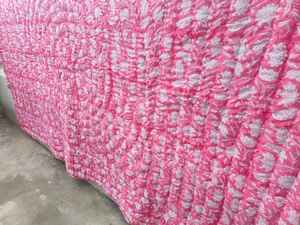 ผ้าห่มควิลท์ทำมือพิมพ์ลายบล็อกผ้าฝ้ายอินเดีย ขนาดแคลิฟอร์เนีย ผ้าห่มฤดูหนาว - Product Image 4