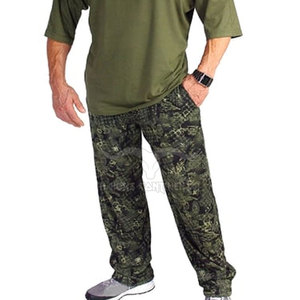 Pantalones Holgados Rectos para Hombre, Estilo Único, Hechos a Medida, Cintura Elástica Alta, Casuales, Transpirables, de Secado Rápido, de Algodón y Felpa - Product Image 3