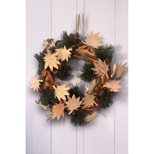 Guirnalda decorativa funcional para el hogar y juego de botín Adorno de puerta de arce para colgar - Product Image 3