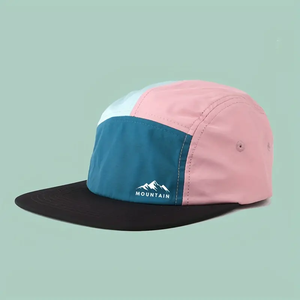 Sombrero retro de ala plana para deportes al aire libre, sombrero de pico de pato con parte superior suave impermeable de secado rápido con logotipo personalizado para fiestas - Product Image 3