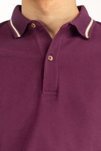 Chemises polo double ton pour hommes Polo élégant à col contrasté avec options de marque personnalisées et look luxueux - Product Image 6