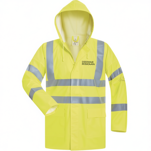 Veste de pluie Reinhold taille M jaune multi-normes pour les imperméables en Norvège - Product Image 2