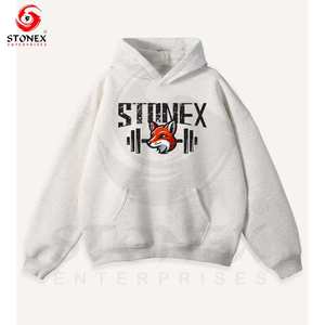 เสื้อฮู้ดพิมพ์ลายโลโก้กราฟิกสำหรับผู้ชายเสื้อผ้าแนวสตรีทพิมพ์ลายกรดสำหรับฤดูหนาวพิมพ์ดิจิตอล - Product Image 1