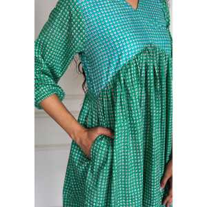 Robe de soirée à motif uni, design personnalisé, avec des diamants, des volants et des plis, pour les occasions de jour et de club, tailles XS à XL - Product Image 5