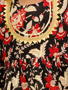 Nouveau designer traditionnel coton filles Kurta/Kurti pour les festivals fêtes disponibles au prix de gros pour les enfants - Product Image 4