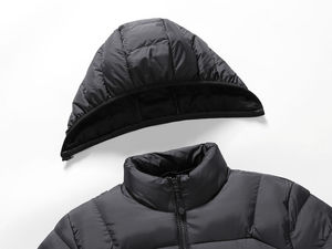 Doudoune hommes décontracté hiver col montant avant Logo élégant coupe-vent imperméable 2025 - Product Image 2