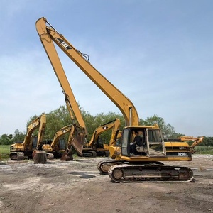 Excavadora CAT 320BL de Segunda Mano con Brazo Largo en Excelentes Condiciones de Trabajo para Dragado, Demolición y Excavación Profunda - ¡Oferta! - Product Image 1