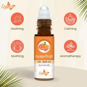 Crysalis Pure & Natural 5ml Pamplemousse Huile Essentielle Roll-On pour Cheveux 0.16 Floz - Product Image 4