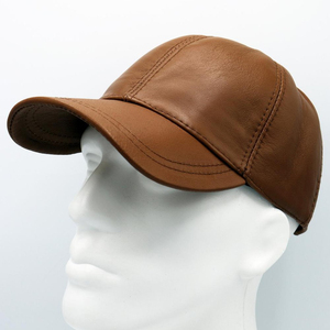 Gorro de Cuero Genuino de Alta Calidad Estilo Vintage para Invierno, Gorra de Béisbol para Hombre con Orejeras - Product Image 2