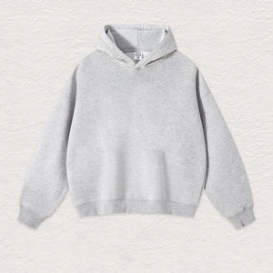 Sweat-shirts à capuche pour hommes en polyester/coton, coupe classique, impression de logo personnalisée, polaire épaisse et lourde, motif uni, à capuche, hiver - Product Image 5