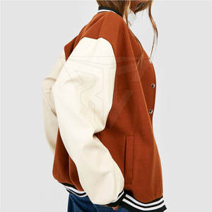 Chaqueta de punto transpirable con cuello levantado personalizada de alta calidad para mujer con diseño único para la temporada de invierno - Product Image 2