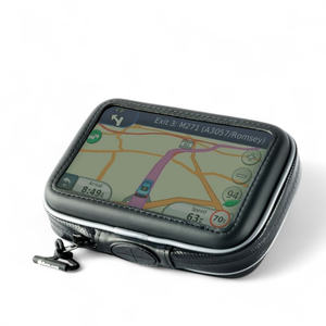 Support de moto étanche Midland MK-GPS43 pour navigateurs GPS 4,3 pouces avec connexion Bluetooth, système d'exploitation Linux et surveillance du carburant sur pare-brise - Product Image 1