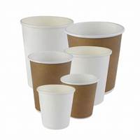 Vaso de papel de plástico biodegradable de doble pared, vaso personalizado de Color y volumen, precio de fábrica, hecho en Vietnam