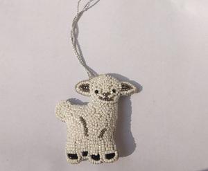 Decoraciones Navideñas Modernas de Alta Calidad con Zari Blanco de 3 Pulgadas, Venta Caliente al por Mayor, Suministros Festivos Económicos y Alegres - Product Image 1