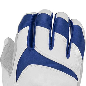 Customized Leather Baseball/Softball Batting Gloves Anti-Slip <b>Hook</b> Loop Closure Breathable Durable Professional - Product Image 5
