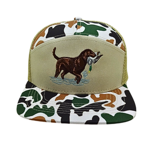 7 panneaux Snapback chapeaux Ri 168 chapeau personnalisé brodé Logo motif camouflage Flash bord camionneur maille Style pour la pêche en plein air chasse - Product Image 2
