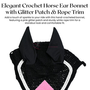 Nouvel arrivage de bonnets d'oreille de cheval en tissu insonorisé respirant Design équitation endurance saut anti-mouche sans danger - Product Image 5
