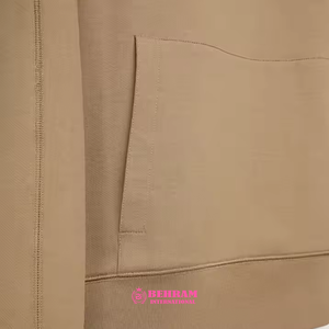เสื้อฮู้ดแบบสวม Unisex สไตล์ลำลองแนวสตรีท ผ้าฟลีซหนา 500GSM ทรงปกติสำหรับฤดูใบไม้ร่วง ตกแต่งด้วยเทคนิคการปักแบบฝรั่งเศส - Product Image 5
