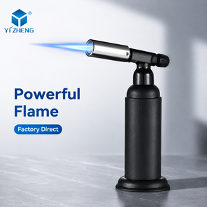 Chalumeau de cuisine au butane rechargeable, réglable, pour la cuisine, le crème brûlée, la cuisson des steaks, le camping en extérieur - Product Image 3