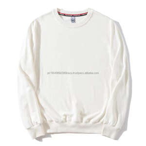 Survêtements en coton personnalisés avec logo assorti, sudaderas de algodón para mujer, sweat-shirts à col rond pour homme, poids lourd - Product Image 1