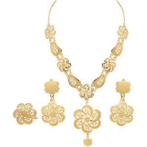 Gold Forming Necklaces <b>Set</b>, Custom Forming Wedding Jewelry Fashion Jewelry <b>for</b> <b>Women</b> Copper & Brass Chapado En Oro Oro Laminado - Product Image 2