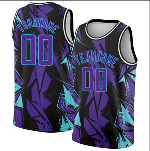 Maillots de basket personnalisés Split maillot de qualité supérieure basket-ball durcir la plaine sublimé blanc maillot de basket-ball - Product Image 5